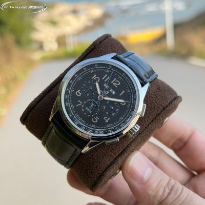 GF Factory Breitling Premier 42mm Calfskin Leather Strap B25 Movement Black Dial Complications Watch